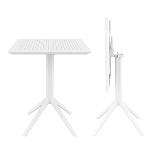 Стол Siesta Contract Sky 60 Цвет: белый, садовая мебель