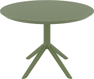 Стол Siesta Contract Sky Ø105 Цвет: оливковый, садовая мебель