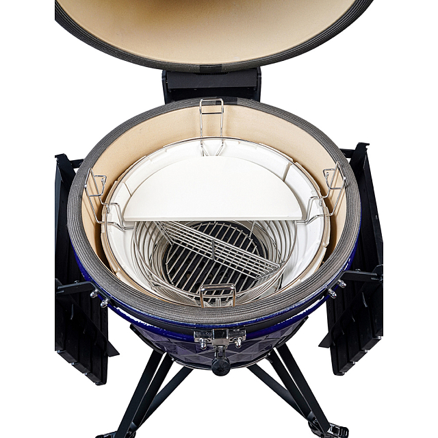 гриль керамический diamond egg xl pro цвет: синий