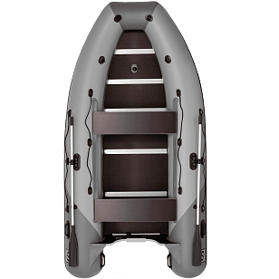 Лодка ПВХ Фрегат 390 С серая для хобби и пикника