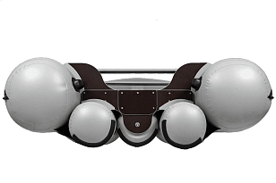 Лодка ПВХ Фрегат 350 FM Light серая для хобби и пикника