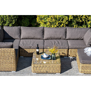 Модуль прямой 4SIS Лунго (гиацинт) Цвет: соломенный, садовая мебель