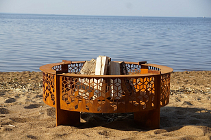 Декоративное кострище Grey Stone Kör Oxid для сада и загородного дома Декоративное кострище Grey Stone Kör Oxid, уличное оборудование