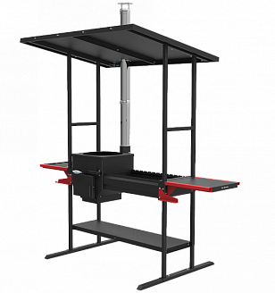 Печь-мангал Grillver Iscander 400 Inkline для сада
