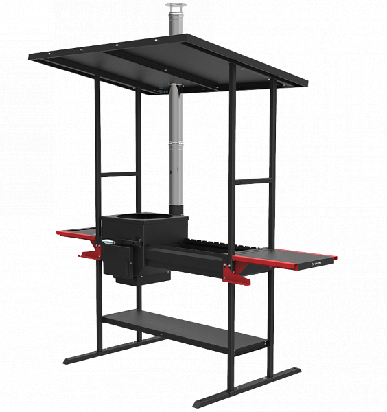 Печь-мангал Grillver Iscander 400 Inkline