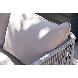 Лаунж-зона модульная угловая 4SIS Канны, цвет: светло-серый для дачи Лаунж-зона модульная угловая 4SIS Канны, цвет: светло-серый, садовая мебель