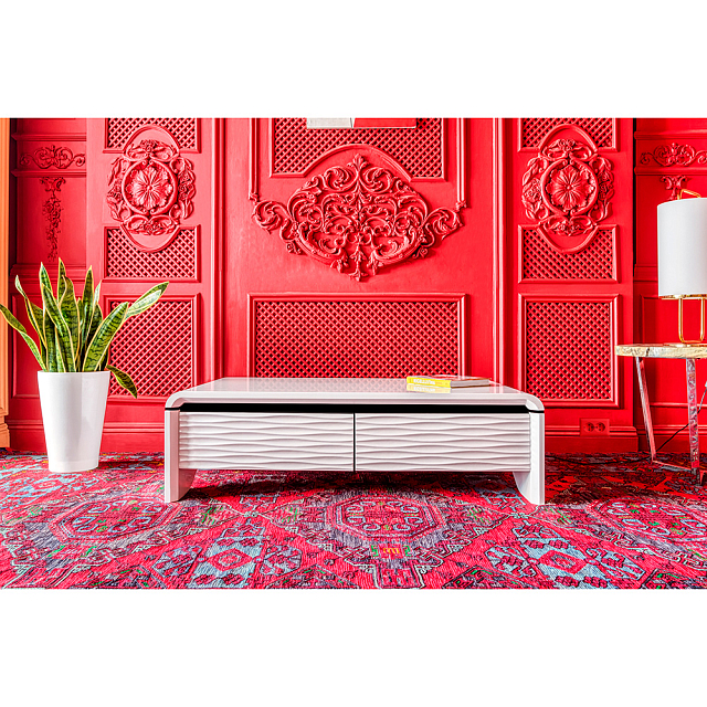 Столик-тумба журнальный Paoli 3D-Modo Цвет: белый