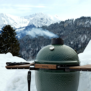гриль керамический big green egg medium средний (диаметр решетки 38 см) для приготовления пищи Гриль керамический Big Green Egg Medium СРЕДНИЙ (диаметр решетки 38 см)