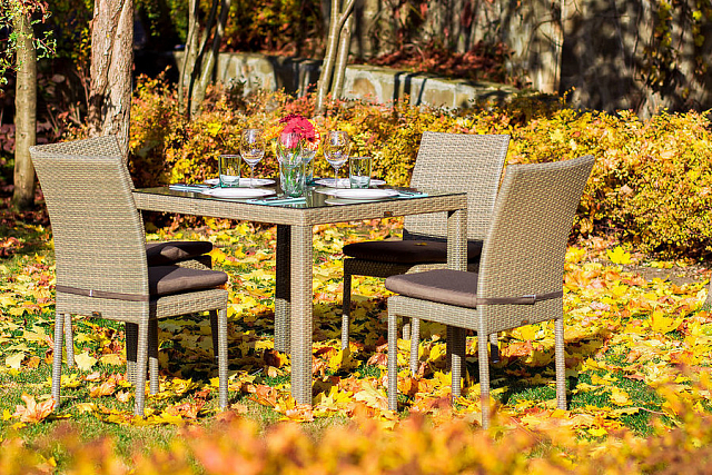 Обеденная группа Joygarden Rome на 4 персоны со стульями 