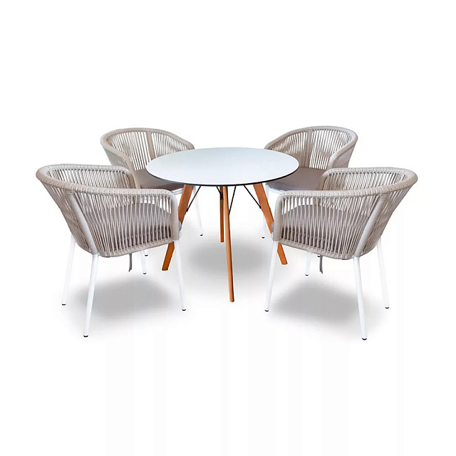 Обеденная группа 4SIS Франческо Цвет: бежевый 