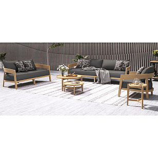 Диванная группа из тика Joygarden Vento XL, садовая мебель