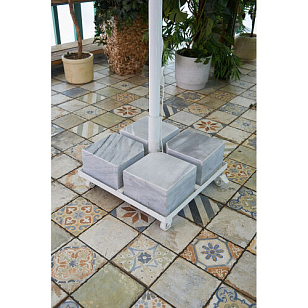 Зонт Lite Mistral 300 круглый без волана Цвет: бежевый, садовая мебель