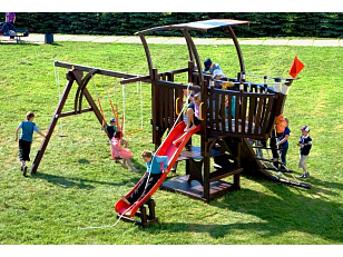 Деревянный городок Leda Кораблик, уличное оборудование