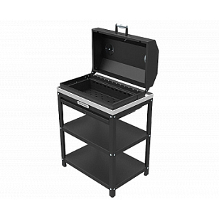 Стол-гриль Grillver с решеткой нержавеющей стали для сада