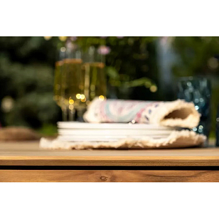 Обеденная группа из тика Joygarden Bungalow для дачи Обеденная группа из тика Joygarden Bungalow, садовая мебель