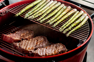 угольный гриль kamado joe kettle joe