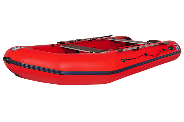 Лодка ПВХ Фрегат 430 FM Light Jet/L/S красная