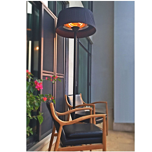 Уличный электрический обогреватель Hügett Floor 1821 Black, уличное оборудование