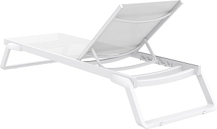 Шезлонг-лежак Siesta Contract Tropic Цвет: белый, садовая мебель