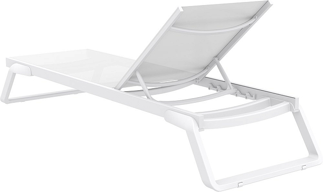 Шезлонг-лежак Siesta Contract Tropic Цвет: белый 