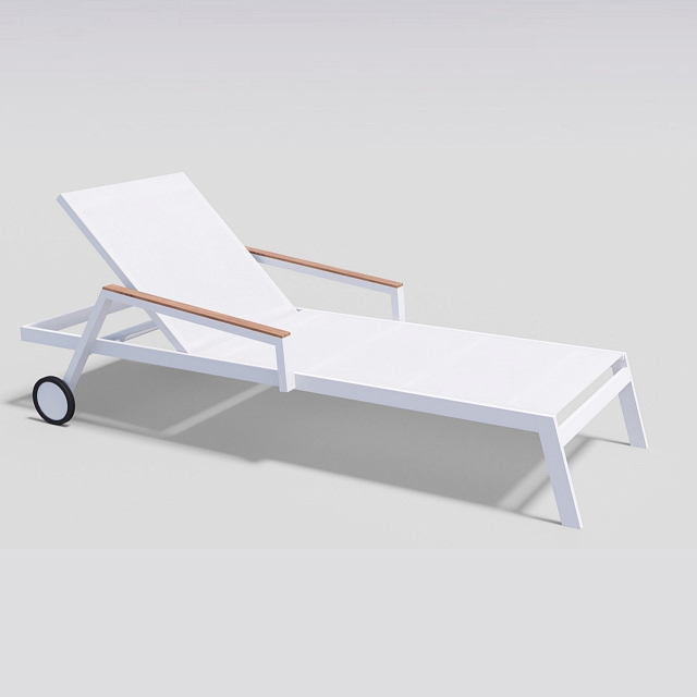 Шезлонг Ideal Patio Sponda Цвет: белый 