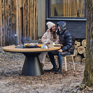 Гриль-очаг Elbrus Home Тибет Ø182 (Термостойкая эмаль) для сада