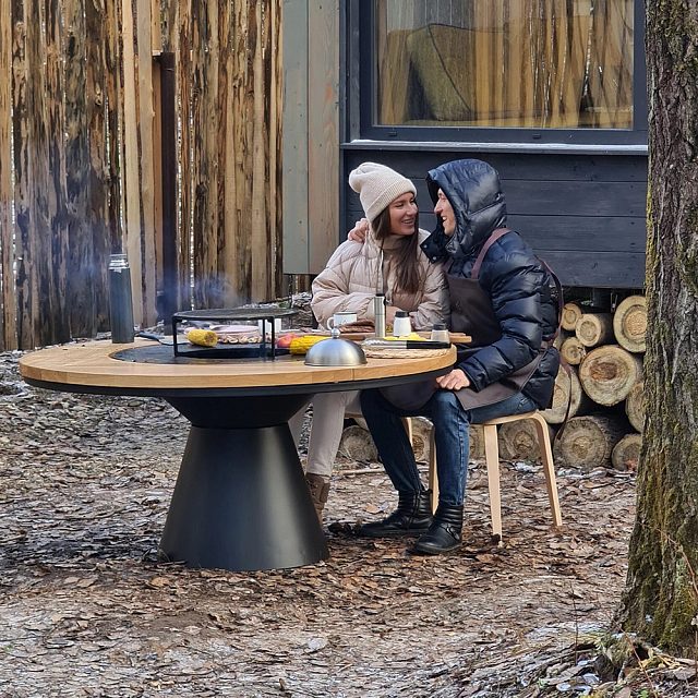 Гриль-очаг Elbrus Home Тибет Ø182 (Термостойкая эмаль)