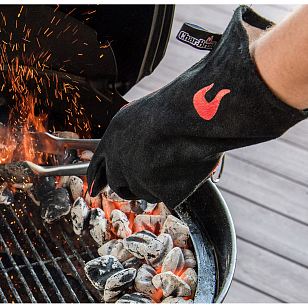 Перчатки Char-Broil кожаные для приготовления пищи Перчатки Char-Broil кожаные для сада