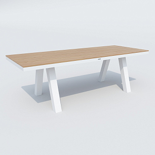 Обеденная группа Ideal Patio Mirra Sola 220 Цвет: белый, садовая мебель