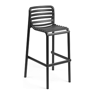 Стул барный Nardi Doga Stool Цвет: антрацит, садовая мебель