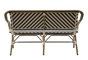 Диван двухместный 4SIS Кабри, цвет бежево-коричневый, садовая мебель