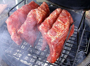 V-образная решетка для ребрышек для гриля Big Green Egg S/M для сада