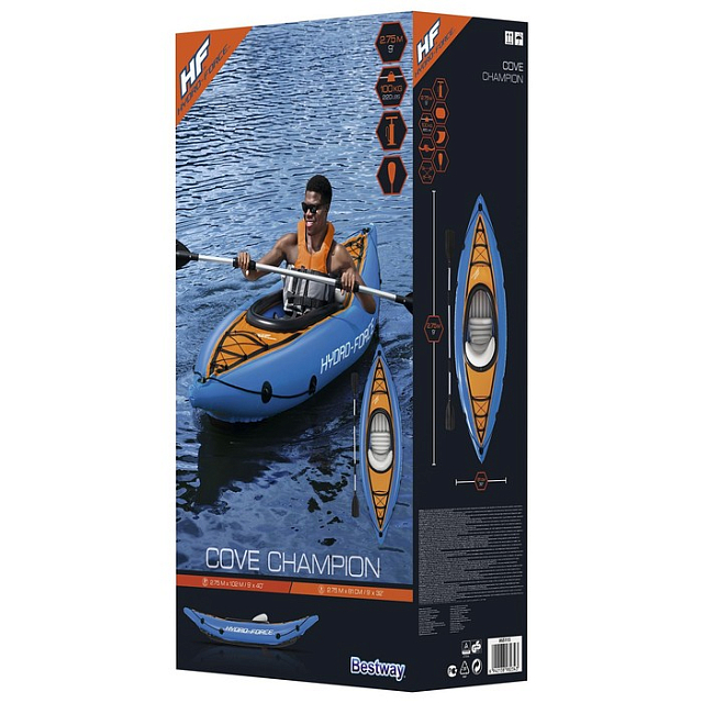 Лодка надувная Bestway Cove Champion 275 x 81 для серфинга