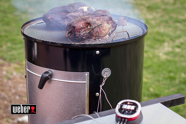Угольный гриль - коптильня Weber Smokey Mountain Cooker, 57 см, черный