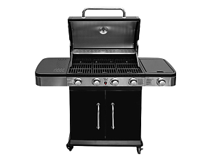 гриль газовый bellagio villa 400 black