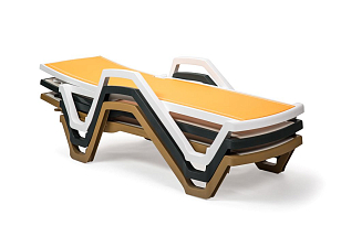 Шезлонг Joygarden Mare бежевый для дачи Шезлонг Joygarden Mare бежевый, садовая мебель