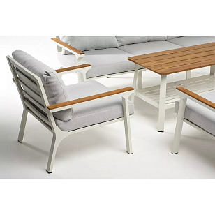 Лаунж зона Joygarden Concorde XL белая, садовая мебель