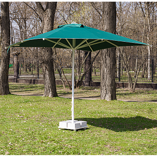 Зонт Lite Mistral 300 квадратный без волана Цвет: темно-зеленый, садовая мебель