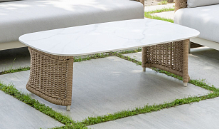 Лаунж-зона 4SIS Аликанте, цвет соломенный, садовая мебель