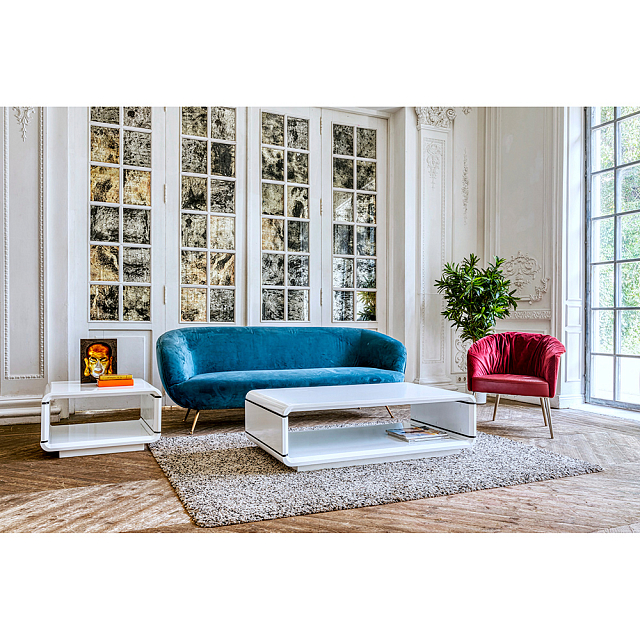 Столик-тумба журнальный Paoli Opus Цвет: белый