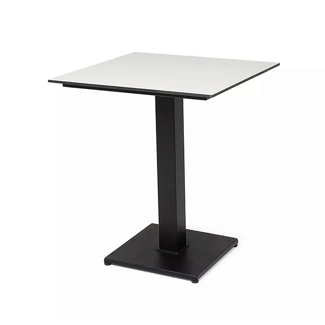 Стол 4SIS Каффе квадратный 75 х 75, цвет молочный 