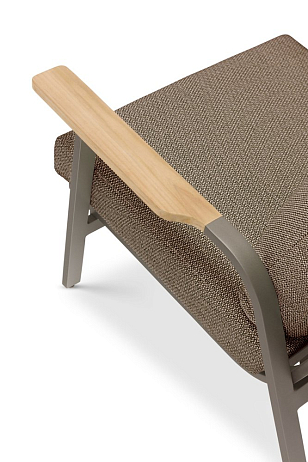 Лаунж зона Brafritid Malmo с 3-х местным диваном Цвет: коричневый, садовая мебель