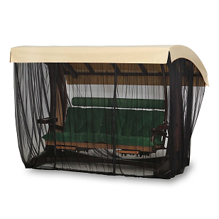 Сетка москитная Leda к качелям Валенсия III Цвет: черный, садовая мебель