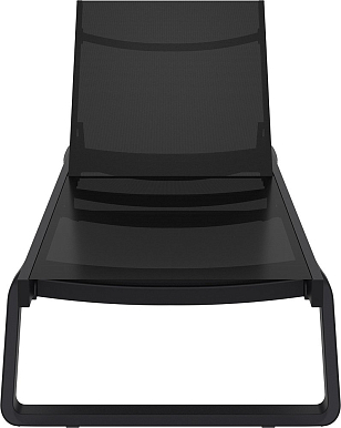 Шезлонг-лежак Siesta Contract Tropic Цвет: черный, садовая мебель