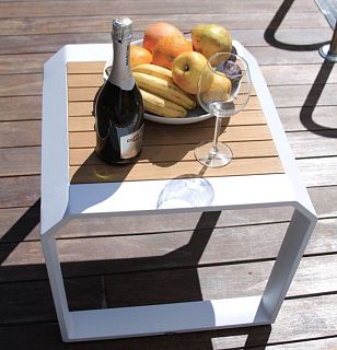 Столик для шезлонга Lite Teakman для дачи Столик для шезлонга Lite Teakman, садовая мебель