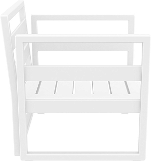 Кресло Siesta Contract Mykonos Цвет: белый, бежевый для дачи Кресло Siesta Contract Mykonos Цвет: белый, бежевый, садовая мебель