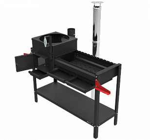 Печь-мангал Grillver Iscander 400 Standart Air для сада