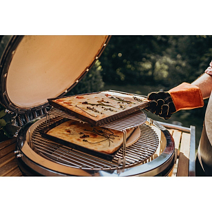 Керамический гриль Monolith Le Chef PRO 2.0 Red на ножках