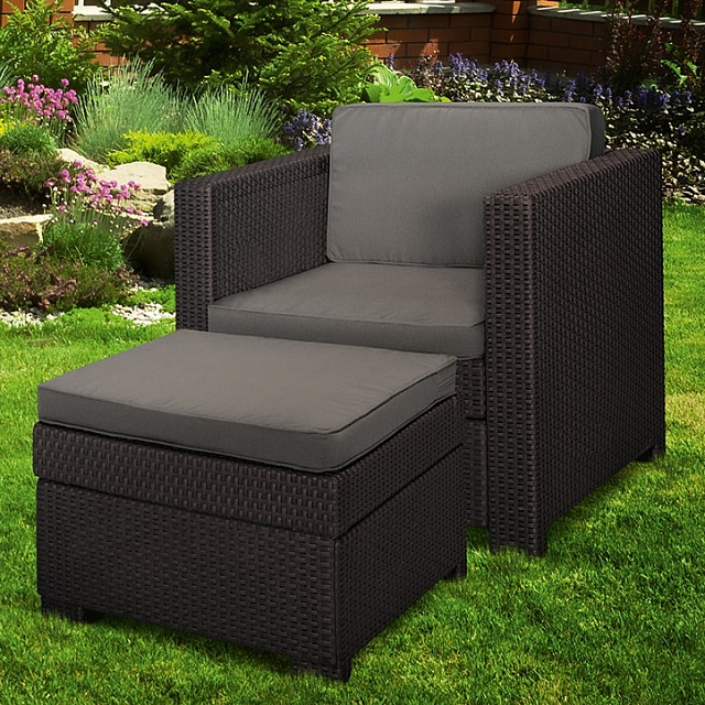 Комплект Keter Provence Chillout set коричневый 