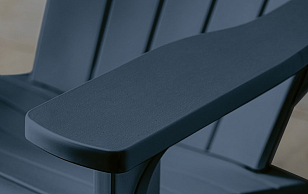 Кресло-качалка Keter Rocking Adirondack chair серый для дачи Кресло-качалка Keter Rocking Adirondack chair серый, садовая мебель